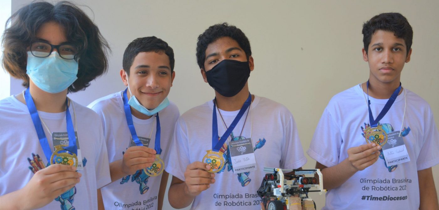 Equipe do Colégio Diocesano é campeã estadual de robótica e irá disputar etapa Nacional