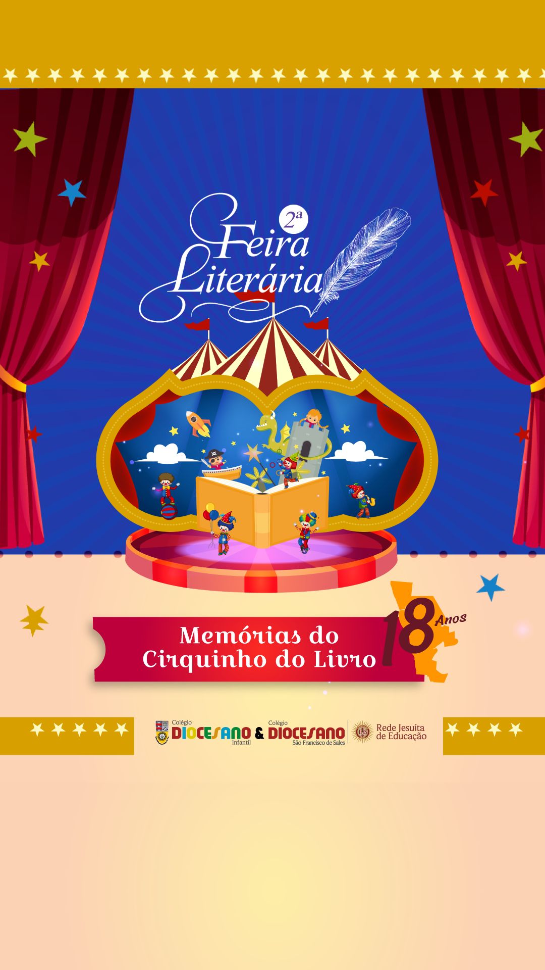 2ª Feira Literária do Diozinho resgata memórias do Cirquinho do Livro