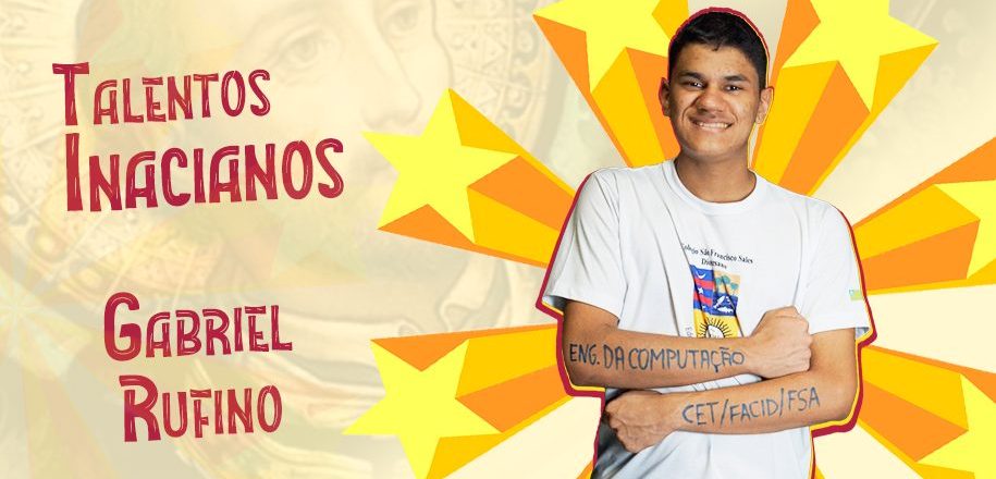 Talentos Inacianos: João Gabriel Rufino se destaca com medalhas, menções honrosas e aprovações em mais de cinco instituições superiores