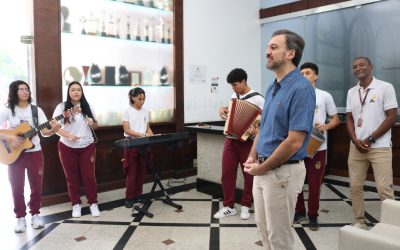 Provincial dos Jesuítas no Brasil visita o Colégio Diocesano e reforça laços com a missão educativa da Companhia de Jesus