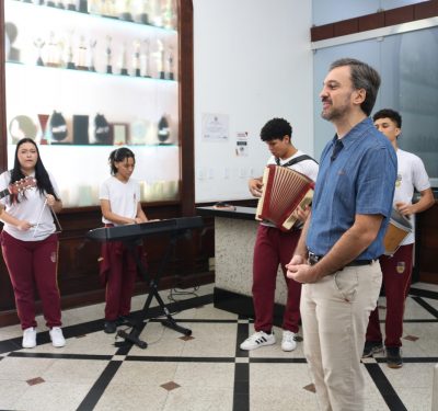 Provincial dos Jesuítas no Brasil visita o Colégio Diocesano e reforça laços com a missão educativa da Companhia de Jesus