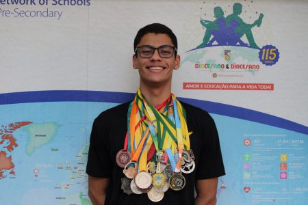 Estudante do Diocesano conquista sétimo ouro consecutivo na Olimpíada de Astronomia