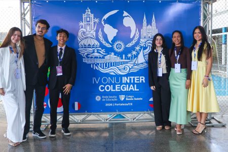 Estudantes do Diocesano compartilham experiências na IV ONU Intercolegial da RJE
