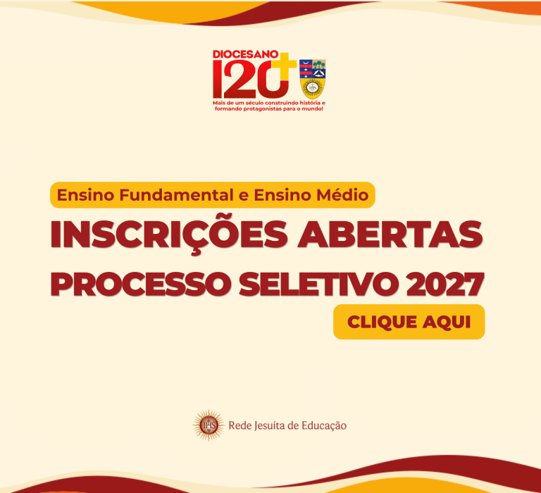 Inscrições Abertas Processo Seletivo 2027 - Ensino Fund e Médio - CSFS